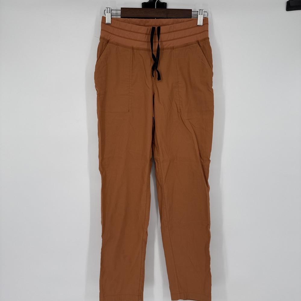 Backcountry Double Dyno Climbing Pants Women Small Orange Cordura Stretch Hiking